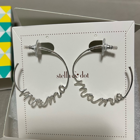 Stella & Dot Mama hoops - Picture 2 of 2